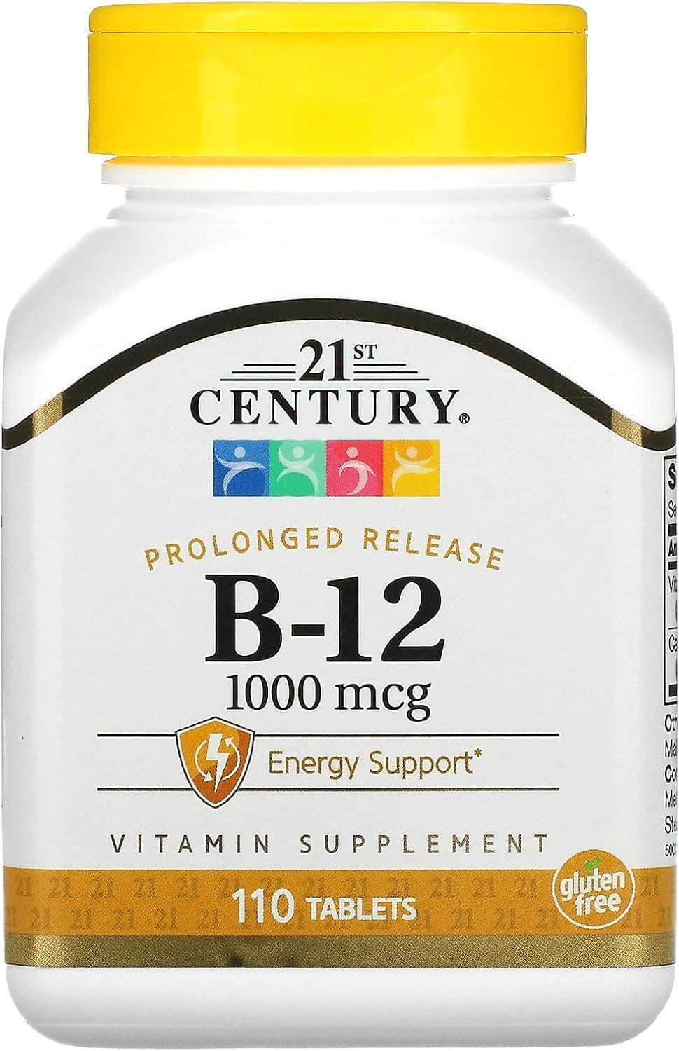 21st Century B-12 1000mcg Prolonged Release Tablets 110 Count (2 Pack) - görsel 1