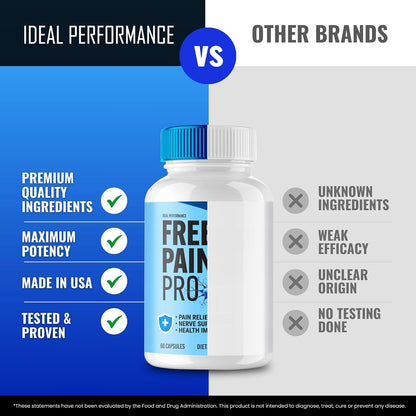 Free Pain Pro Capsules - Maximum Strength Health Support Supplement (3-Pack)