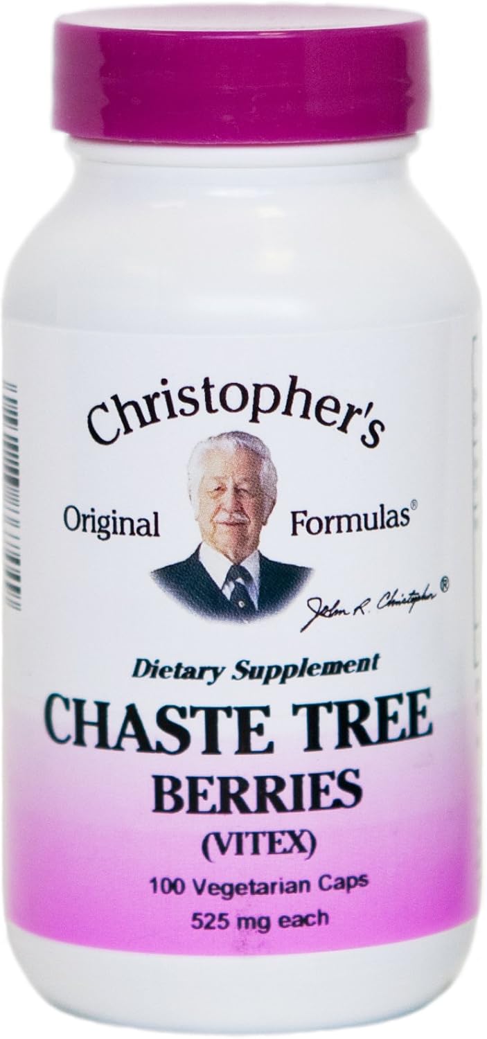 Dr. Christopher's Formula Chaste Tree Berries, 100 VCaps, 525 mg - görsel 1