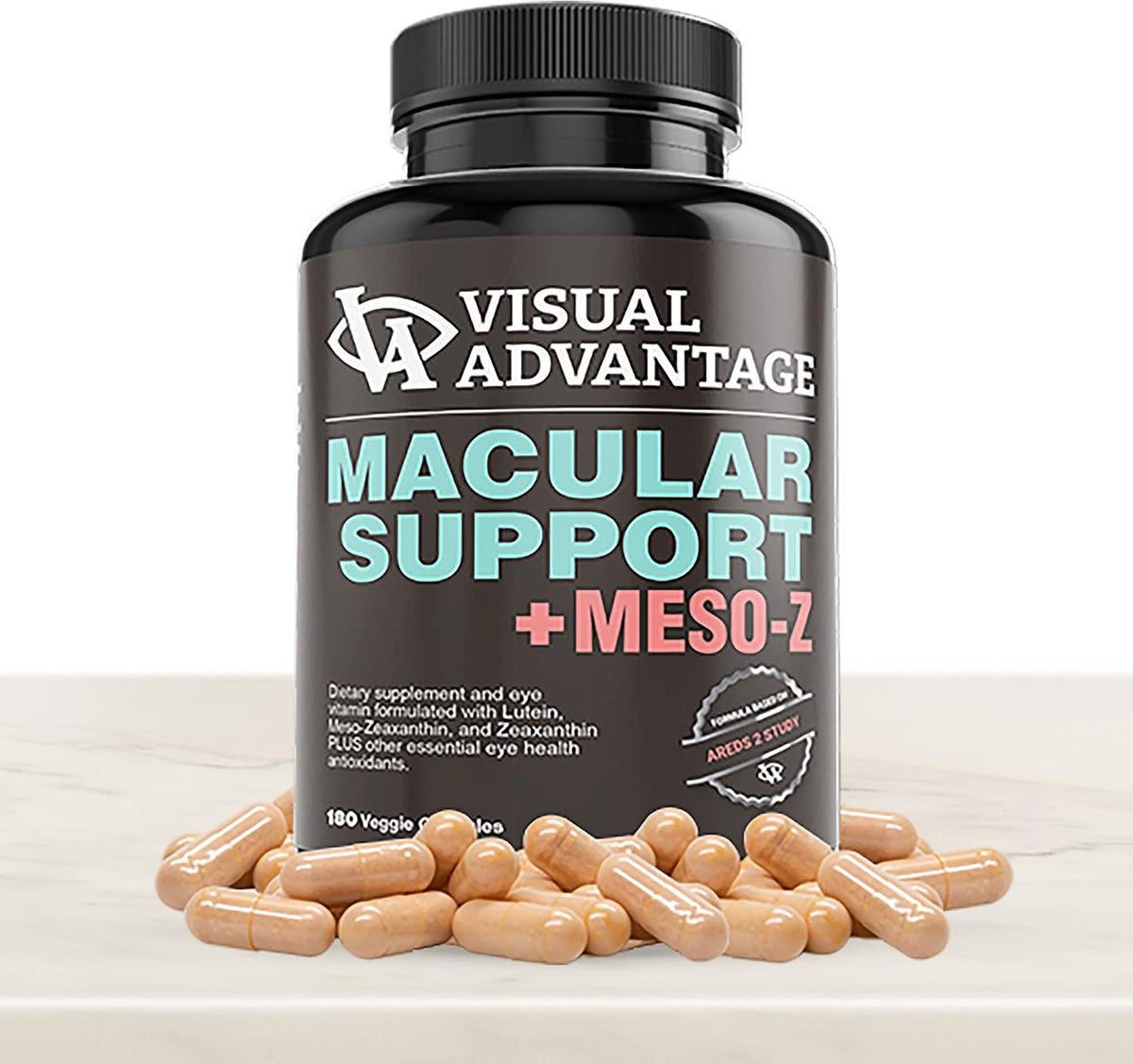 Visual Advantage® Macular Support + Meso-Z – Eye Supplement with Triple Carotenoids for Blue Light Defence (180 Soft Gel Capsules) - görsel 4