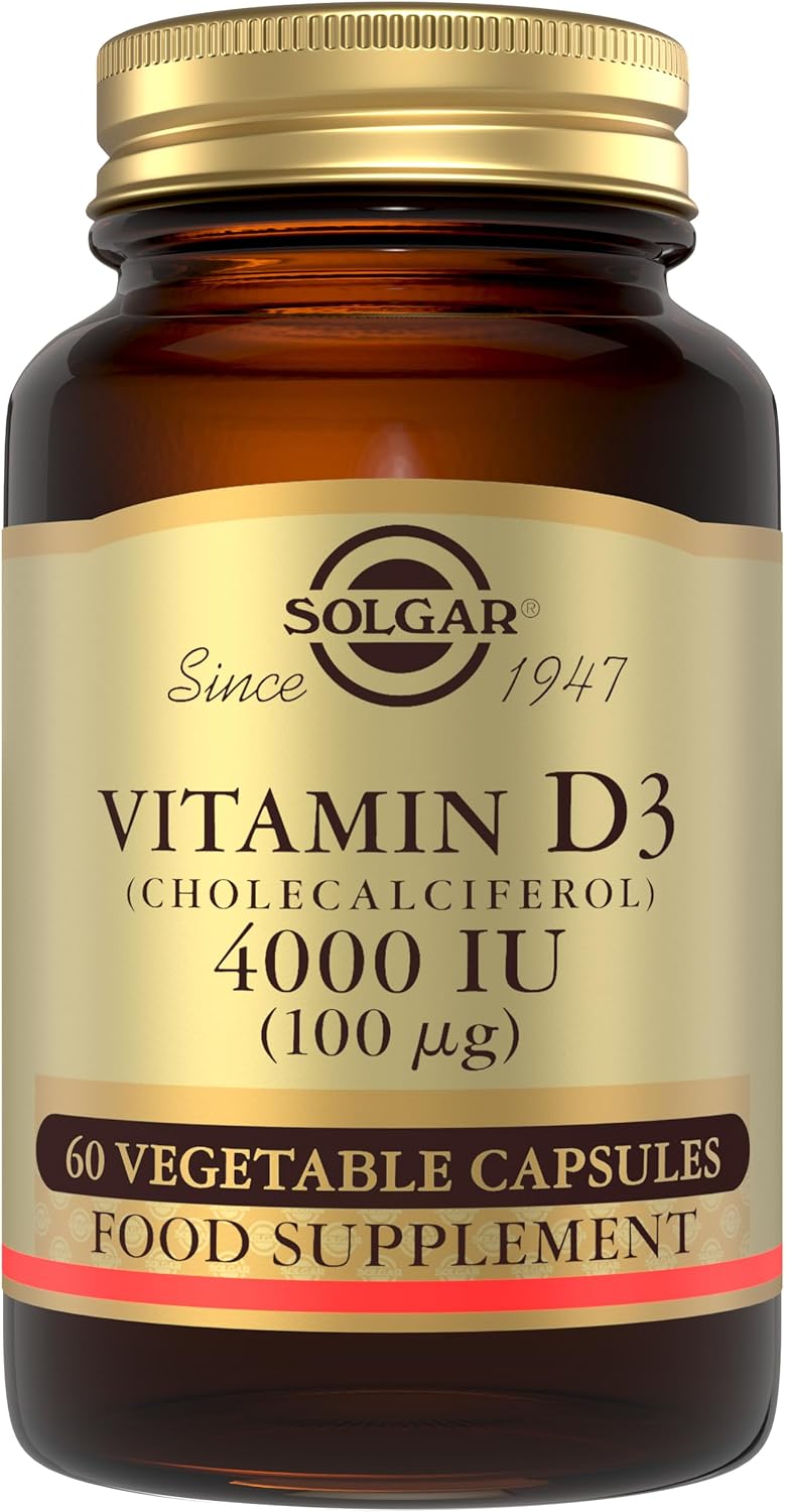 Solgar Vitamin D3 (Cholecalciferol) 400 IU, 100 Softgel Capsules - görsel 1
