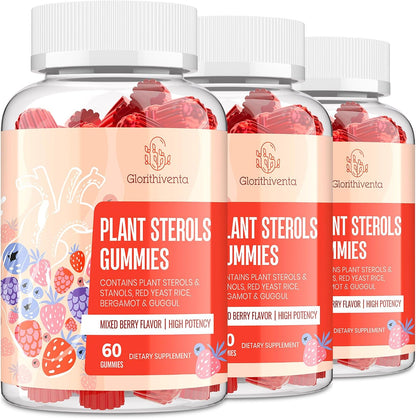 Plant Sterols & Stanols Supplement, Mixed Berry Flavour, 120 Tablets