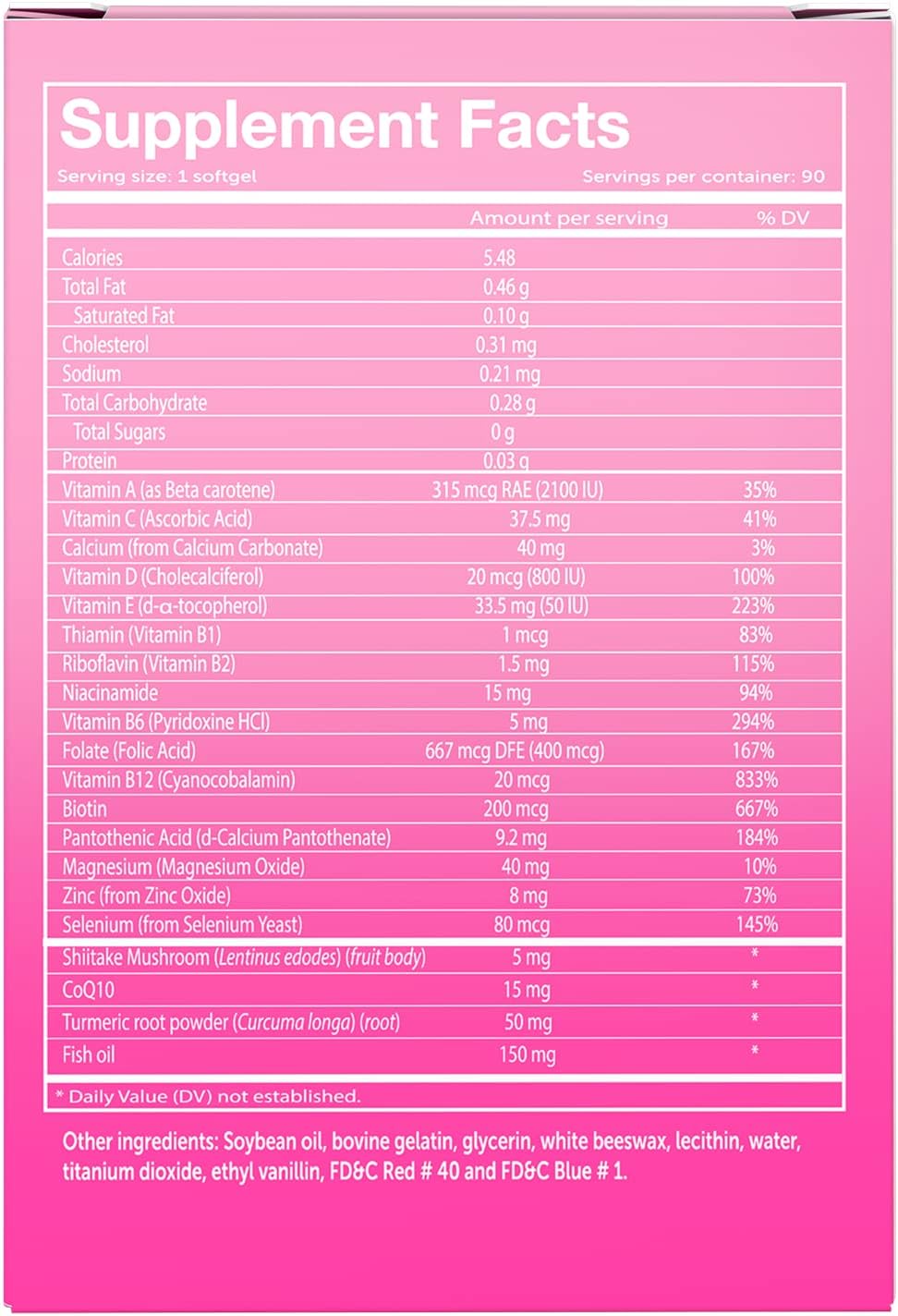 Vivioptal Women Multivitamin with CoQ10 & Omega-3, 90 Capsules - German Formula - görsel 3