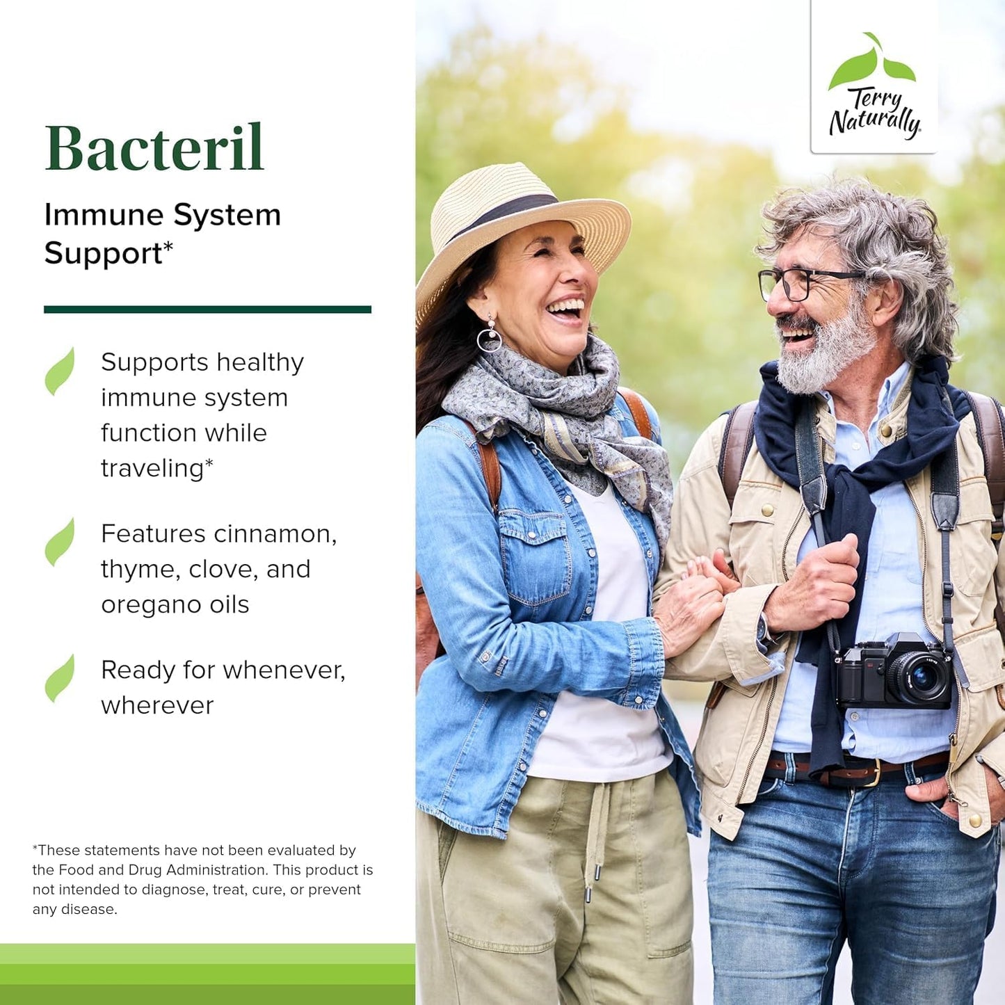 Terry Naturally Bacteril – Blood Pressure Support Supplement with Olive Leaf & Grape Seed Extract - görsel 3