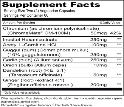 Priority One Vitamins Gugu-Lipo – 120 Vegetarian Capsules – Natural Cholesterol & Triglyceride Support