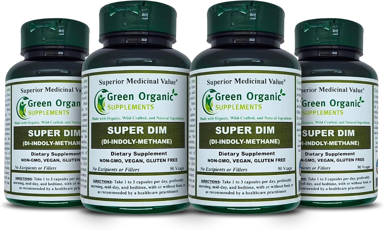 Green Organic Supplements DIM with Indole-3-Carbinol and Broccoli - 90 VCaps - görsel 10