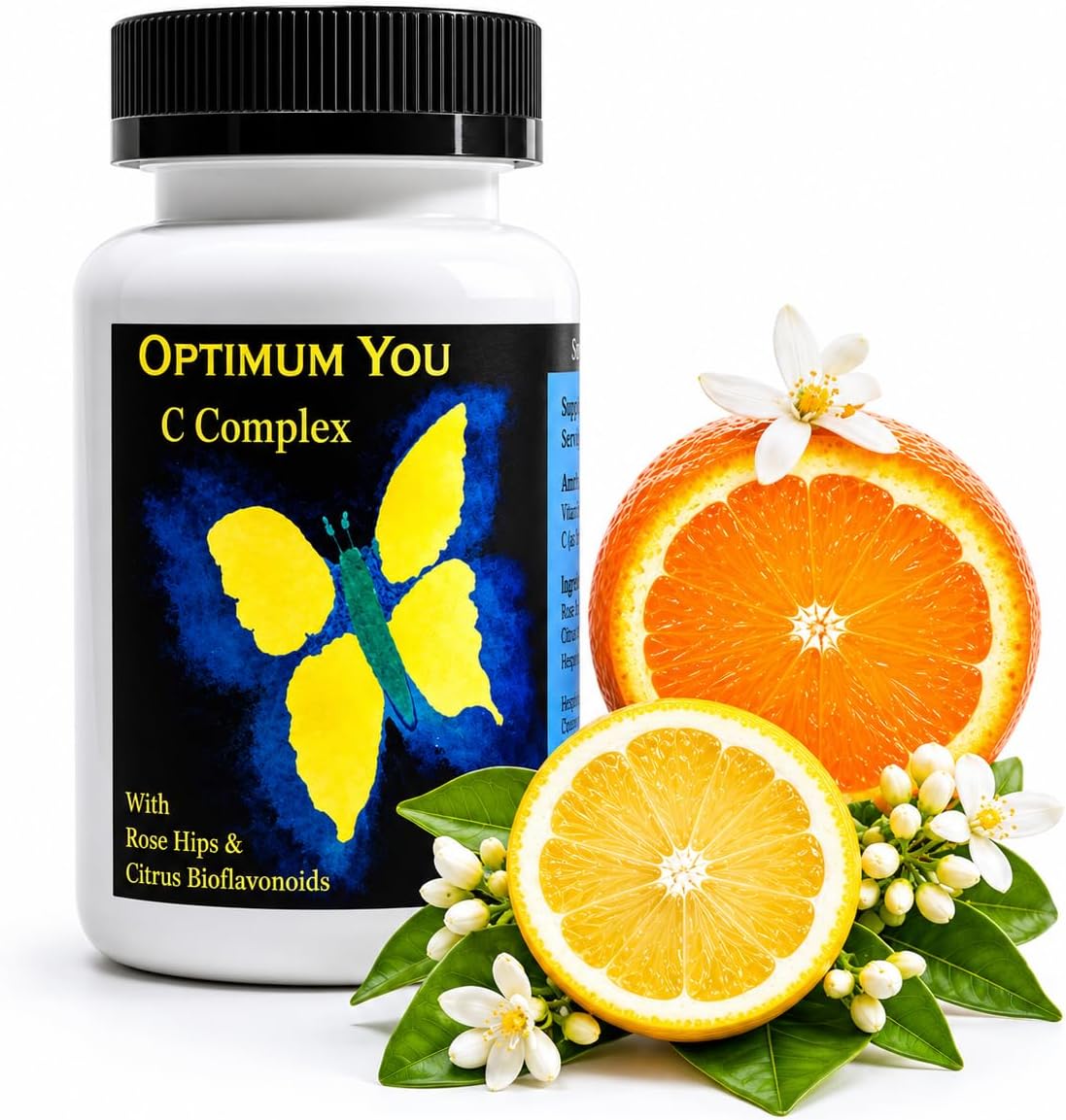 Optimum You Vitamin C Complex with Bioflavonoids, 1000 mg, 120 Tablets - görsel 1