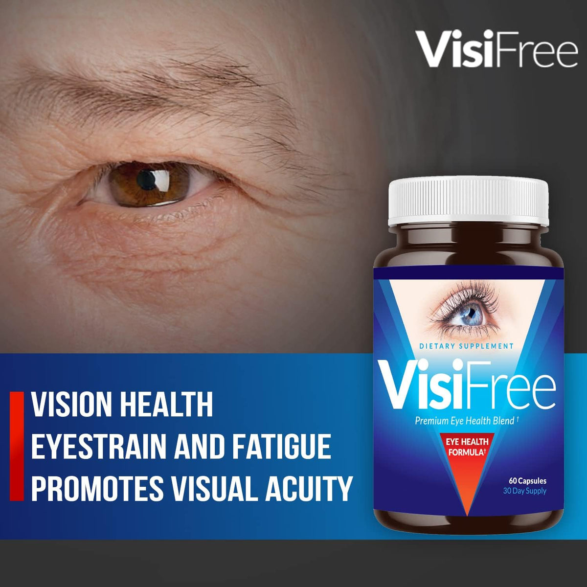 VisiFree Eye Supplements for Adults – Vision Support with Lutein & Zeaxanthin (6-Pack) - görsel 2