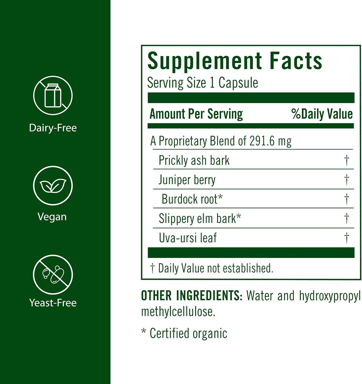 Flora Pro-Essence Urinary Tract Support Formula - 120 Vegan Capsules - görsel 2