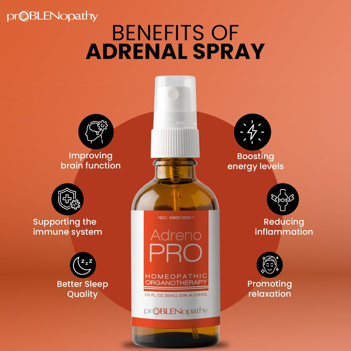 proBLEN AdrenoPRO Natural Adrenal Support Oral Spray - görsel 4