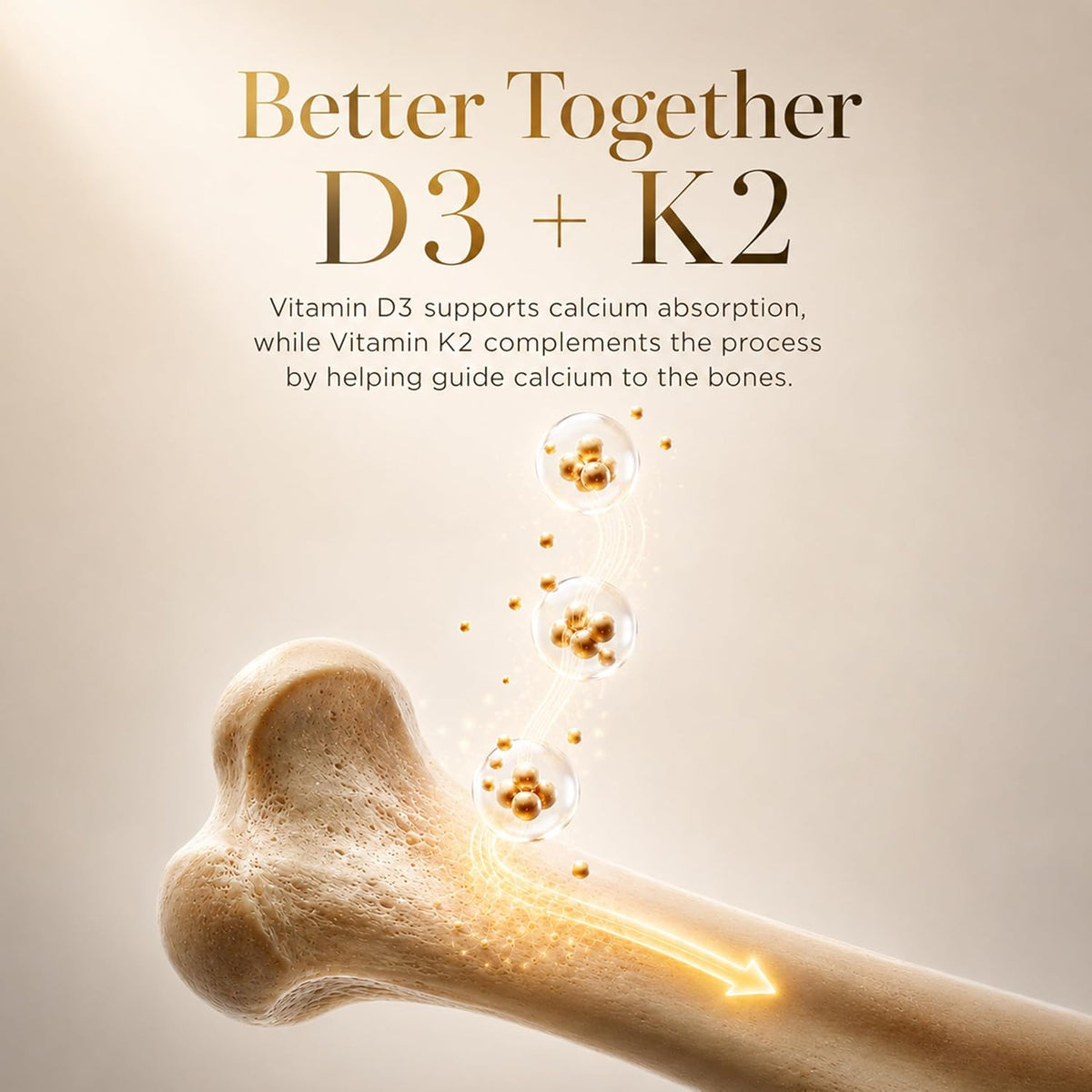 Cocó March N.M.D Vitamin D3+K2 10,000 IU - High Potency Supplement for Women & Men - görsel 7