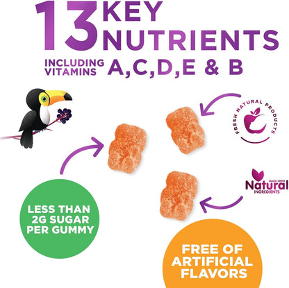 Nature's Nutrition Children's Multivitamin Gummies – Berry Flavour – 60 Gummies