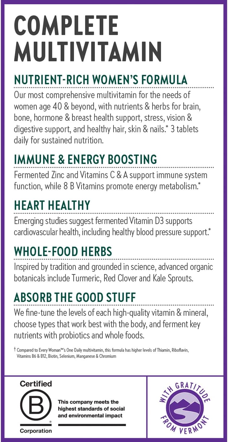 New Chapter Women's Multivitamin 40+ Advanced Formula - görsel 8