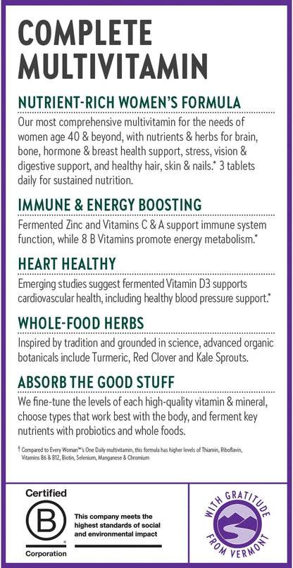 New Chapter Women's Multivitamin 40+ Advanced Formula
