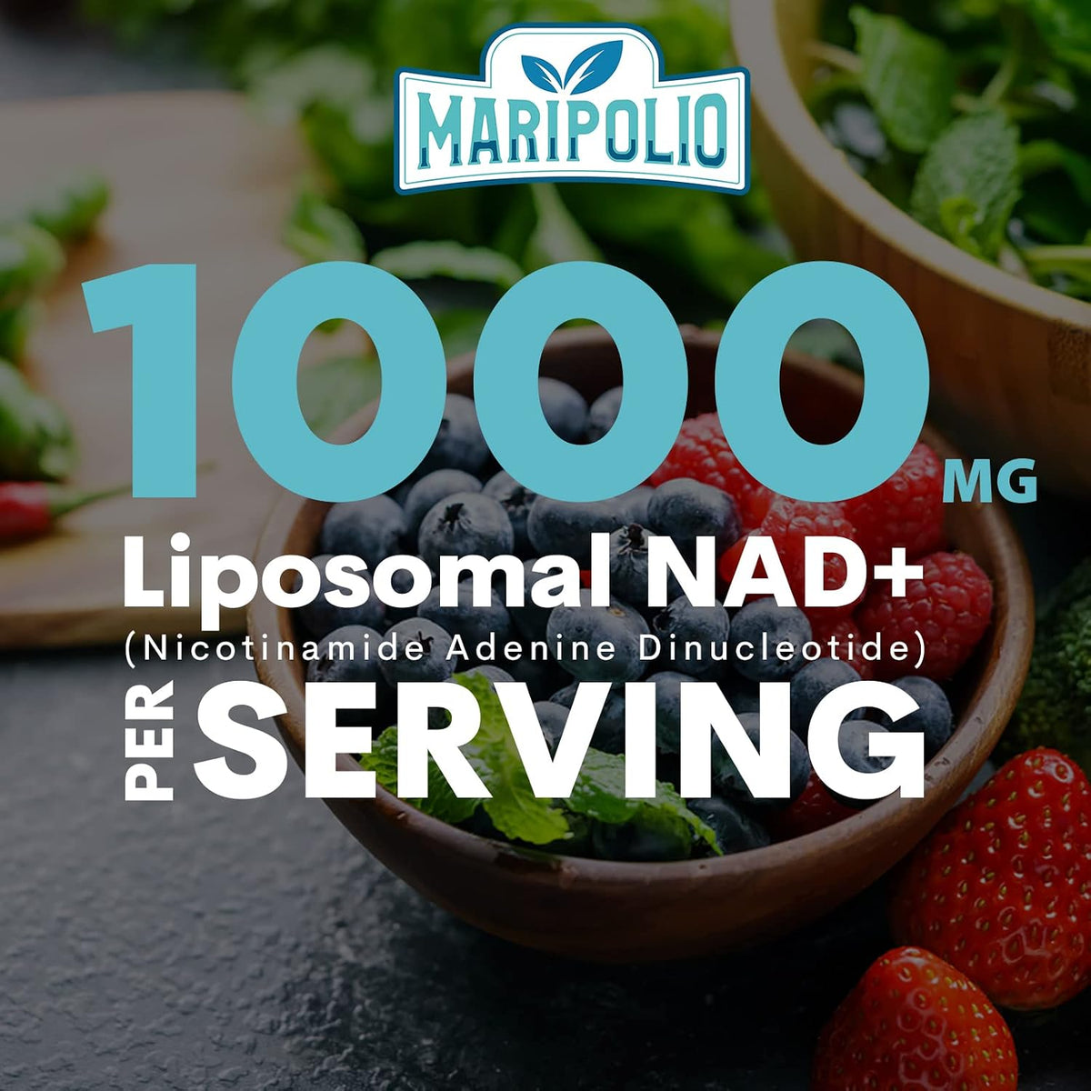Maripolio Liposomal NAD+ 1000 mg Supplement - High Bioavailability Cellular Energy Support, 60 Softgels - görsel 8