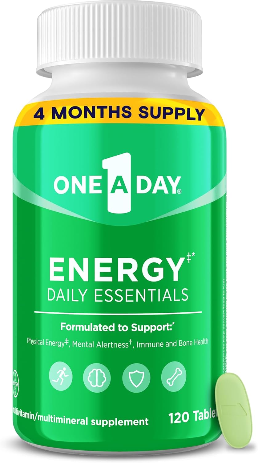 One A Day Energy Daily Essentials Multivitamin - 120 Tablets - görsel 1