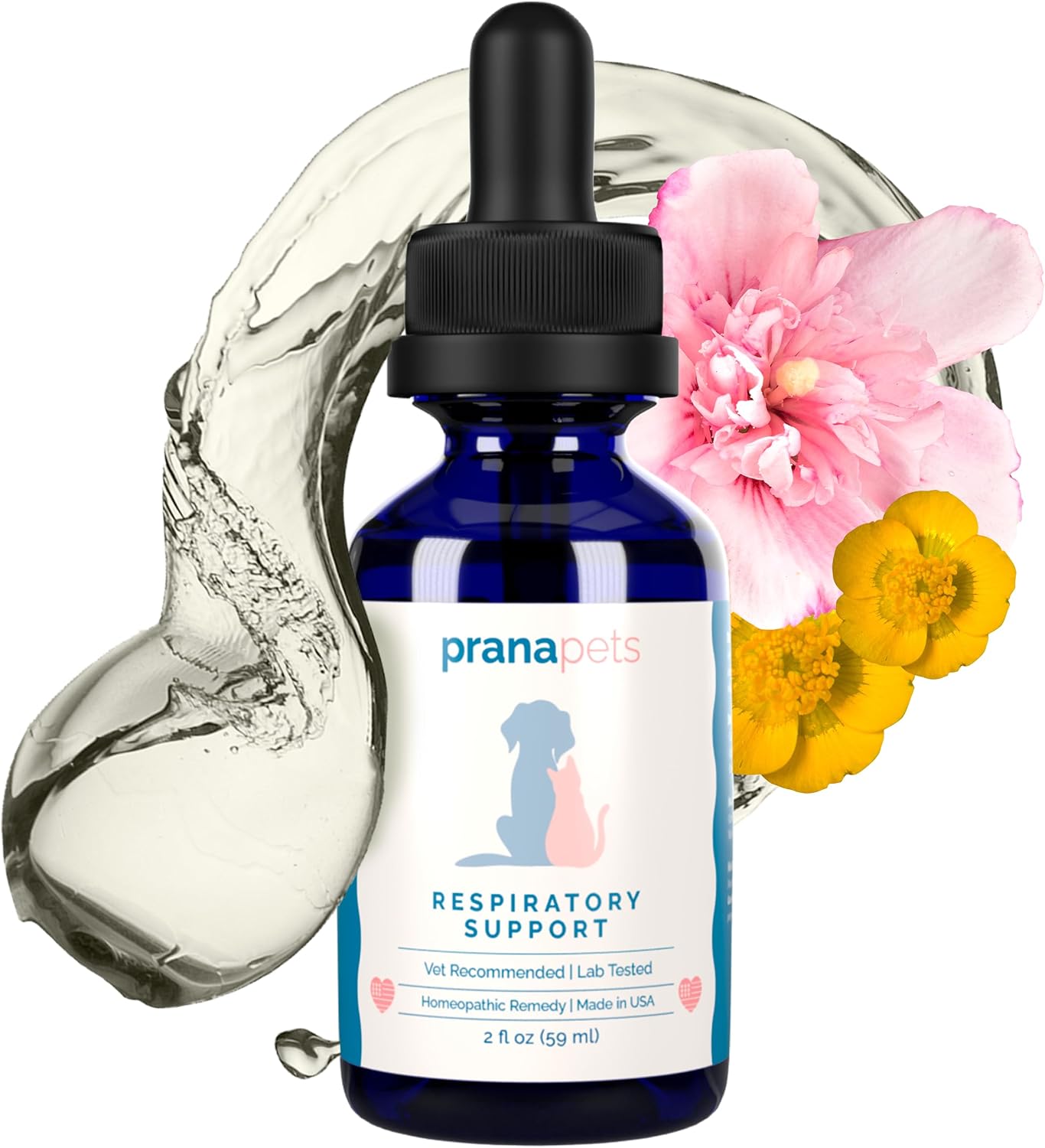 PranaPets Respiratory Support for Dogs & Cats - Herbal Supplement - görsel 5