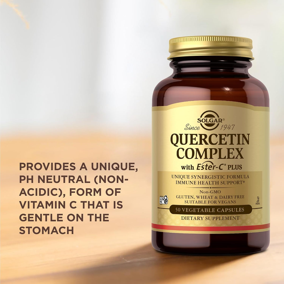 Solgar Quercetin Complex with Ester-C Plus - 50 Vegetable Capsules - görsel 5