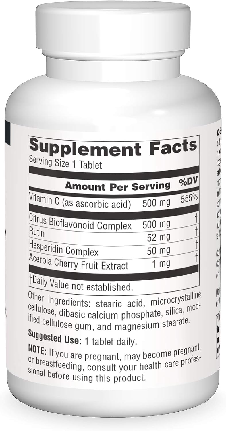 Source Naturals C-B-R Vitamin C & Bioflavonoid Complex - 250 Tablets - görsel 3