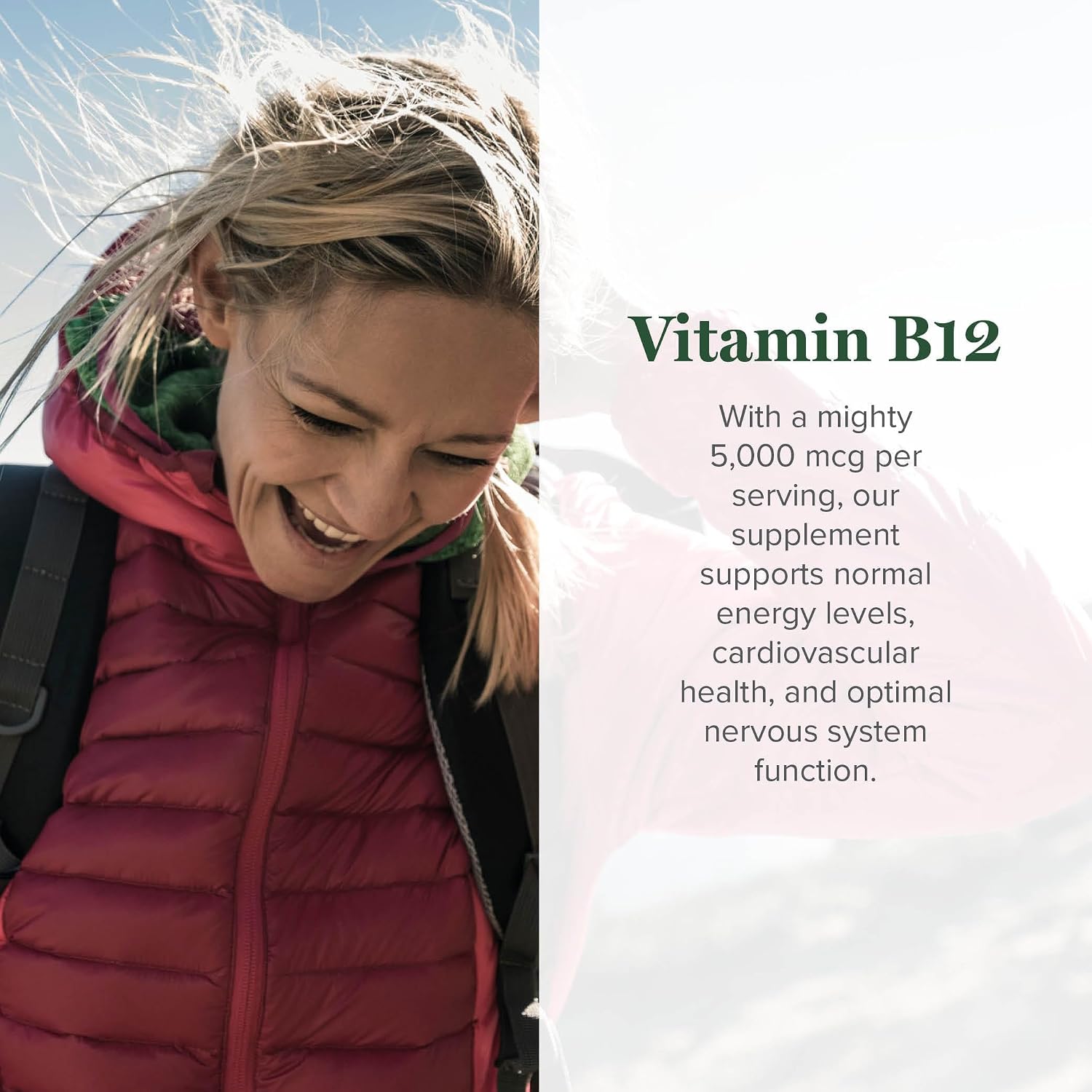 Global Healing Centre - Vitamin B12 Sublingual 5000 mcg Organic Liquid Supplement - görsel 2