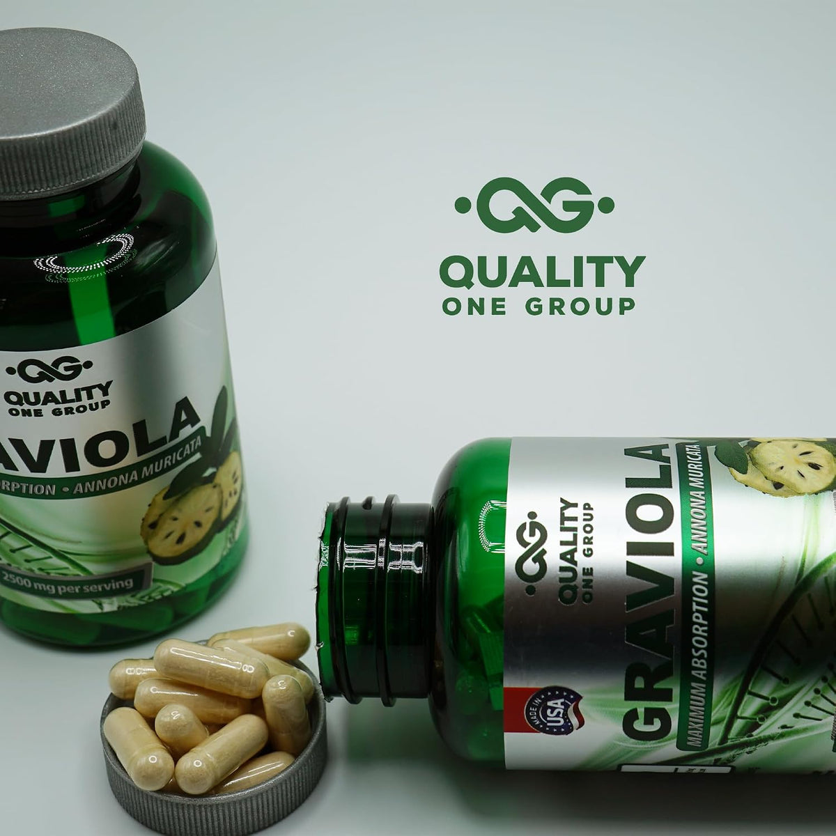 GRAVIOLA MAX - Pure Graviola Leaf Extract Supplement - Soursop (Annona muricata) - Immune Support & Antioxidants - görsel 3