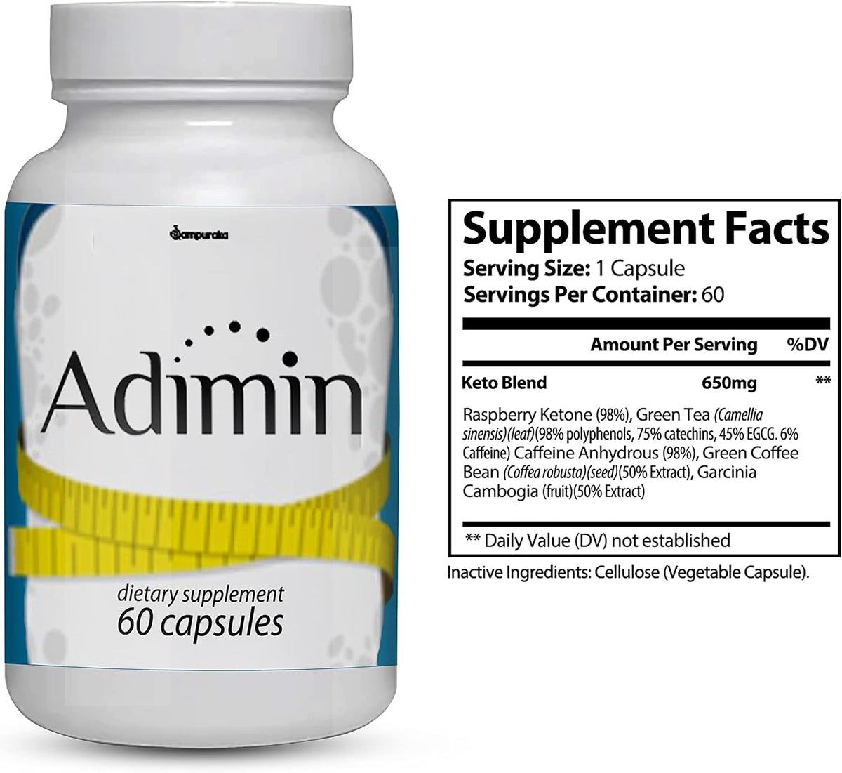 Adimin Advanced Formula Supplement 2-Pack – 60 Days' Supply - görsel 2