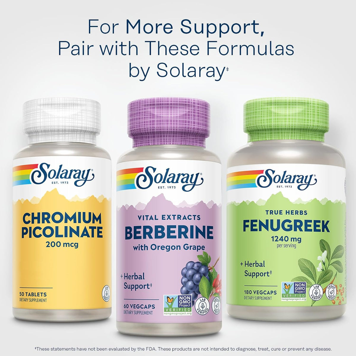 SOLARAY Berberine 250mg – Berberine HCl Supplement with Oregon Grape, Vegan, Non-GMO, 60 VegCaps - görsel 6