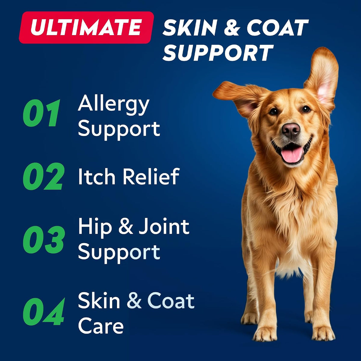 STRELLALAB Fish Oil for Dogs & Cats - Natural Omega-3 Supplement - Liquid for Skin, Coat and Joint Support - 473 ml - görsel 2