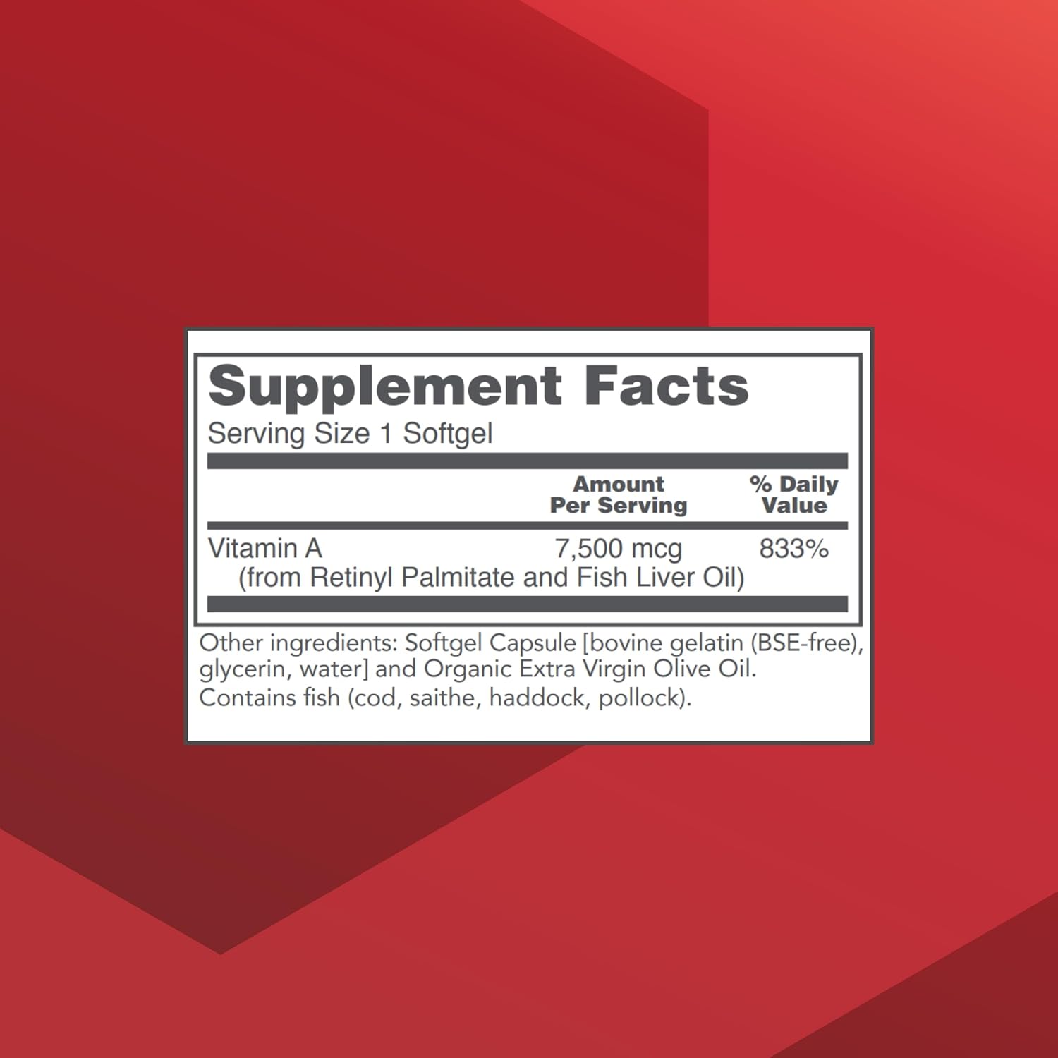Protocol for Life Balance Vitamin A 25,000 IU – 100 Softgels - görsel 2