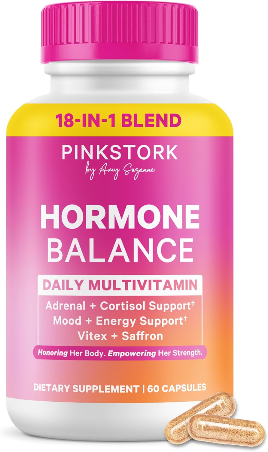 Pink Stork Hormone Balance Multivitamin for Women, 60 Vegan Capsules - görsel 1