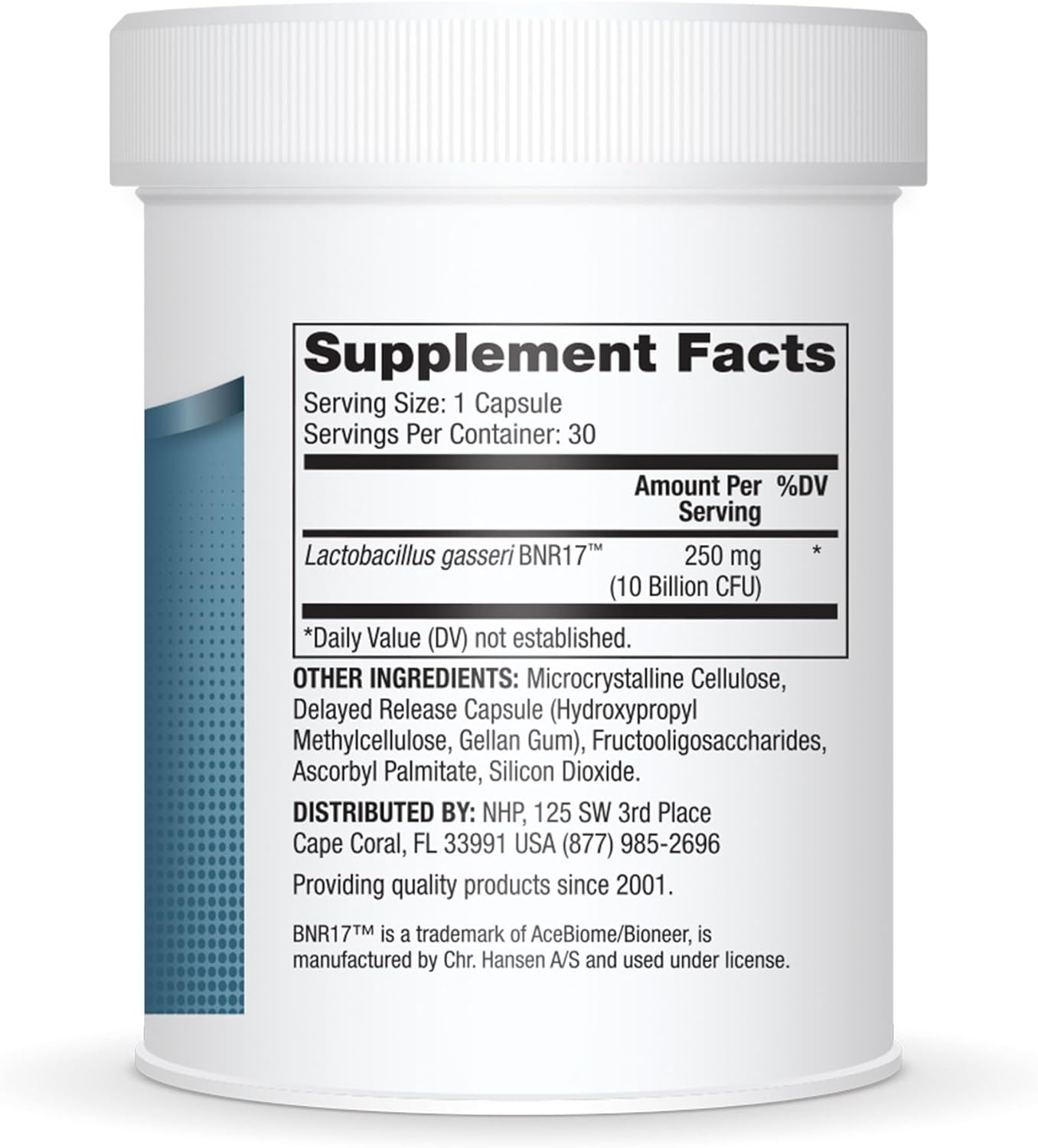 Dr. Mercola Biothin Probiotic – Lactobacillus Gasseri BNR17 – Supports Digestive Health and Metabolism – 30 Delayed-Release Capsules - görsel 2