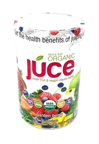 Terra Kai Organics Juce Super Fruit and Veggie Blend Drink, 346 g - Garden Berry