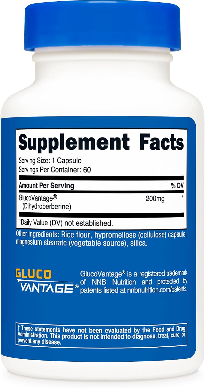 Nutricost Dihydroberberine Capsules (200mg, 60 Count) - görsel 4