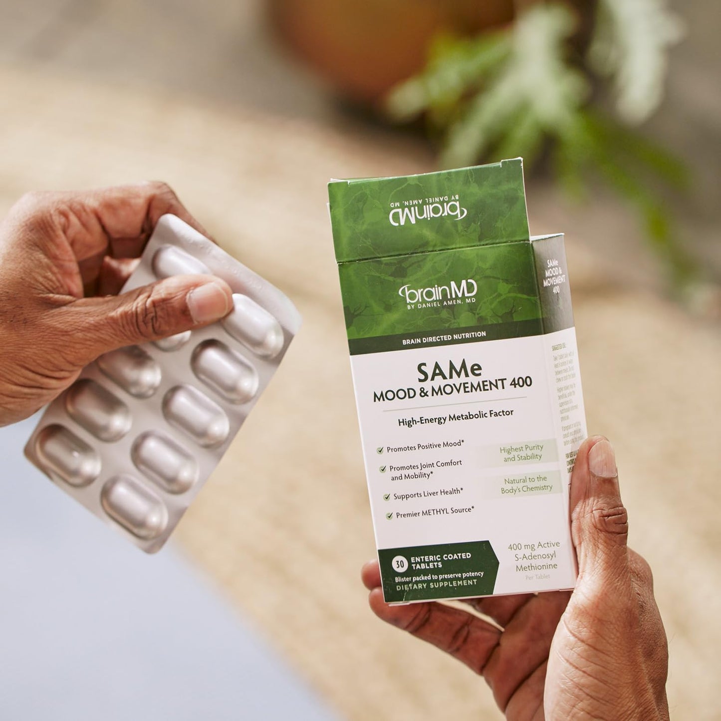 BRAINMD Dr. Amen SAMe Mood & Movement 400 – 30 Tablets - görsel 4