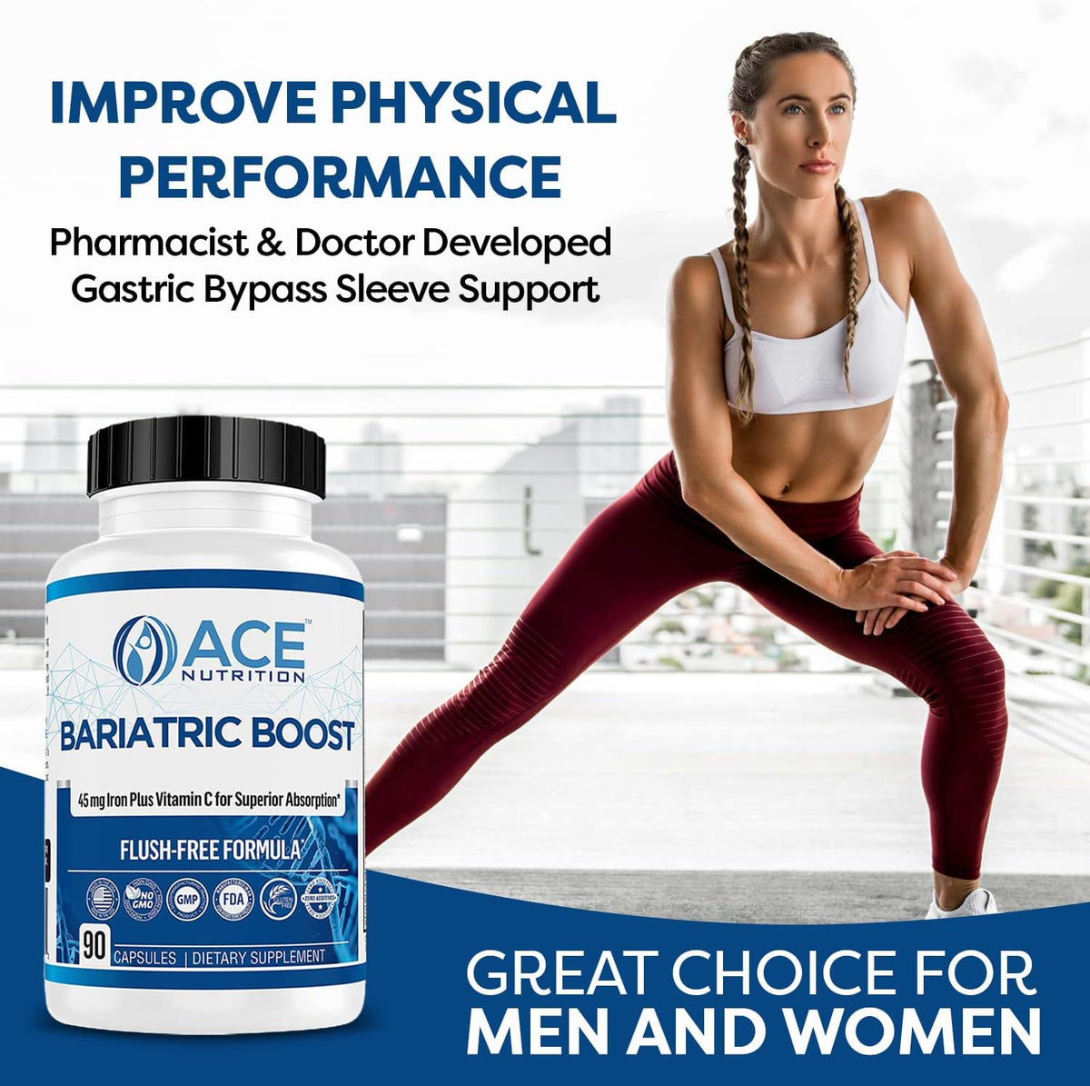 Bariatric Boost One-A-Day Multivitamin – 90-Day Supply with 45mg Iron - görsel 3