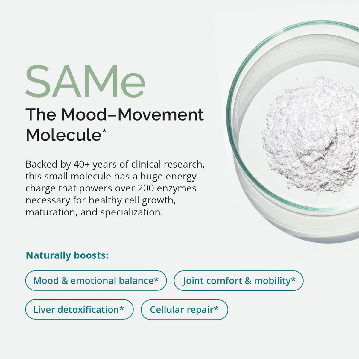 BRAINMD Dr. Amen SAMe Mood & Movement 400 – 30 Tablets - görsel 3