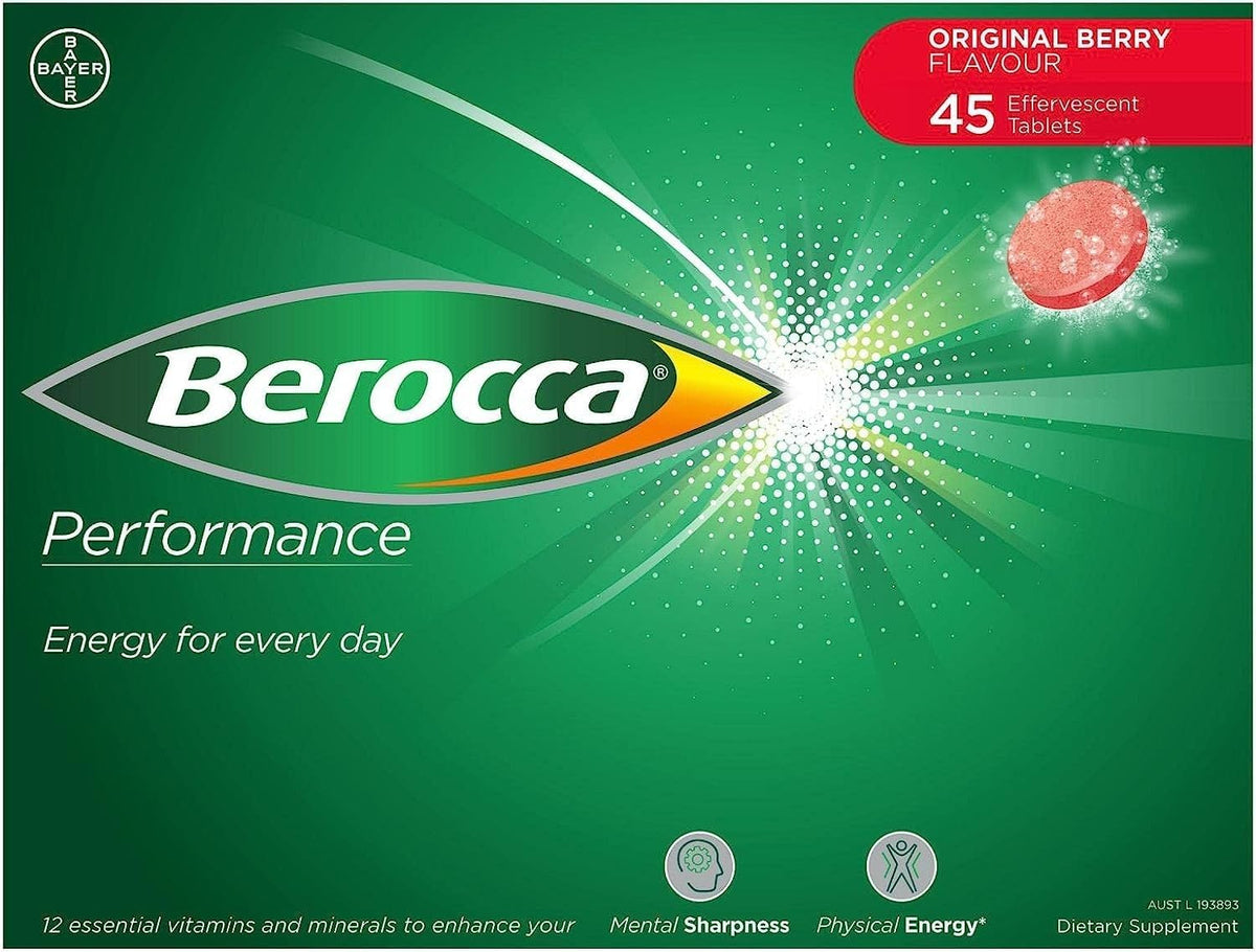 Berocca Performance Original 45 Effervescent Tablets - görsel 1