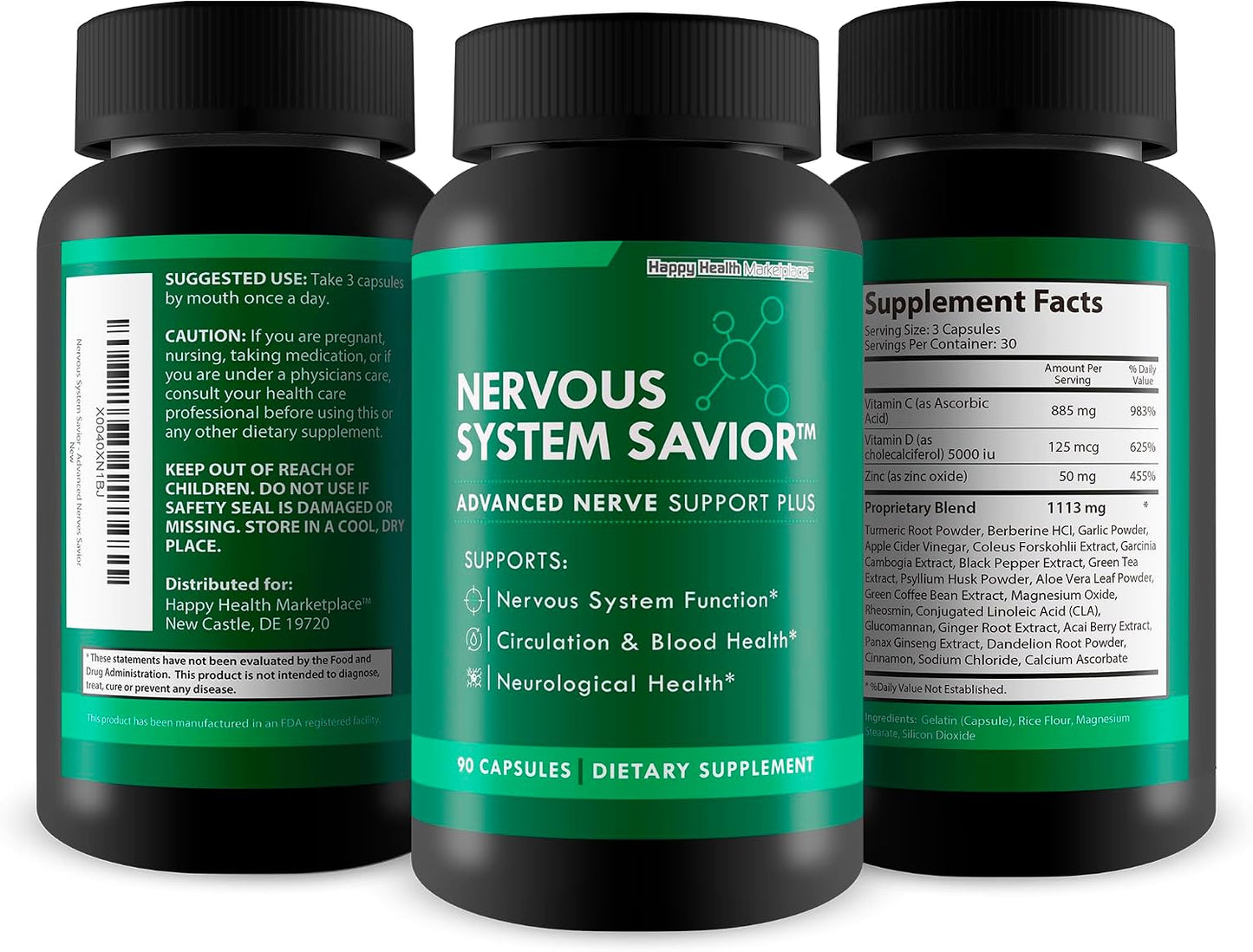 Nervous System Saviour - Advanced Nerve Support Supplement - görsel 4