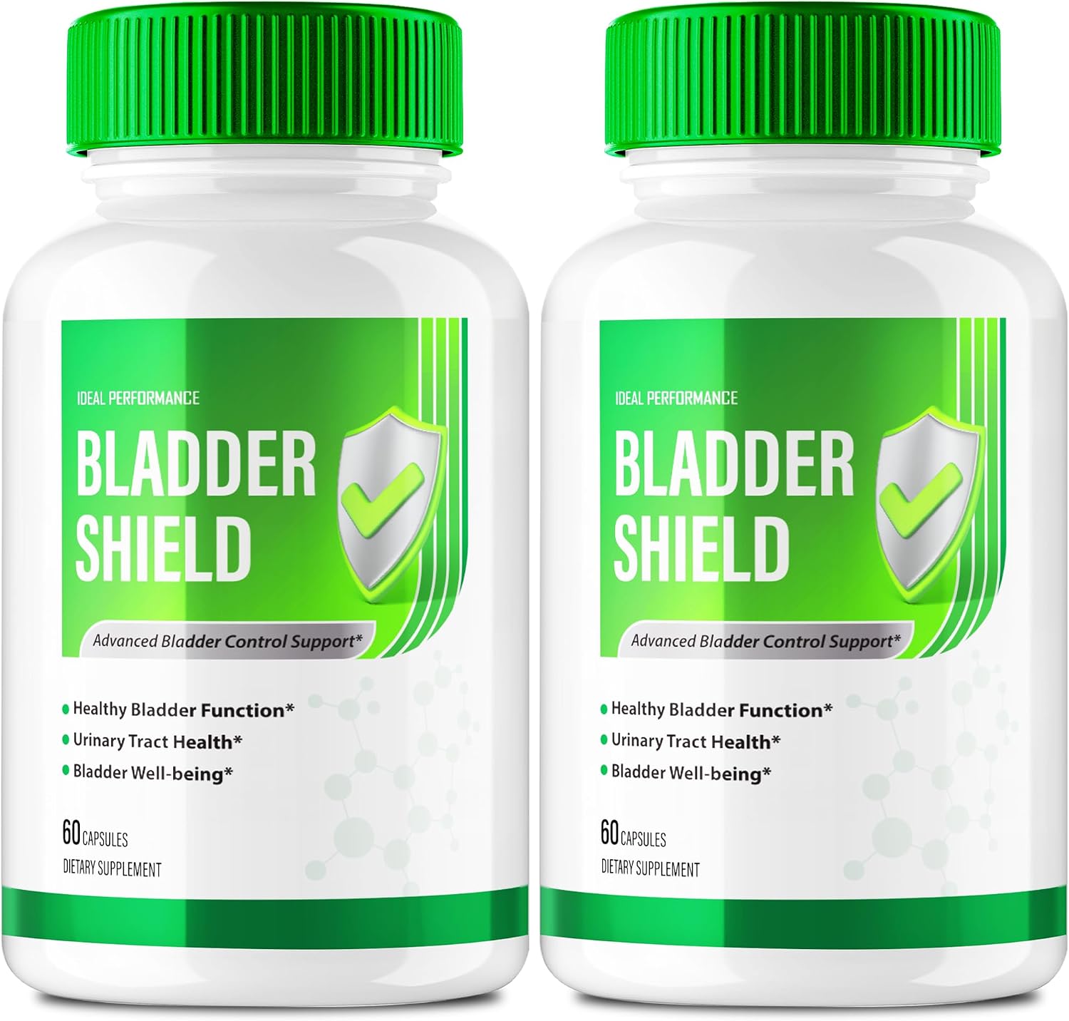 Bladder Shield Capsules, Advanced Bladder Control Support Supplement - All Natural Bladder Shield Urinary Tract Health Formula for Health and Wellbeing (2 Pack) - görsel 1