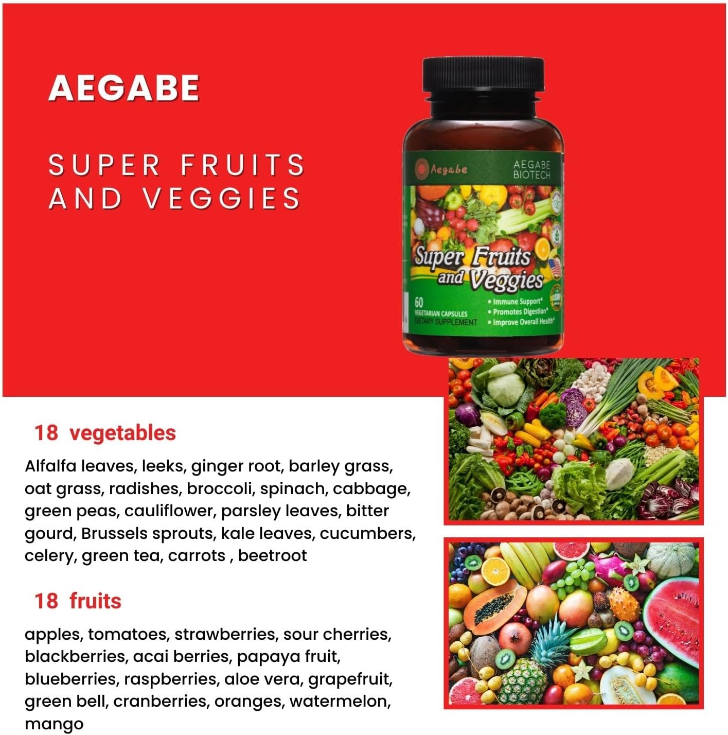Balance of Nature Fruit and Vegetable Supplements (36 Fresh Vegetables and Fruits) - 60-Day Supply - görsel 3