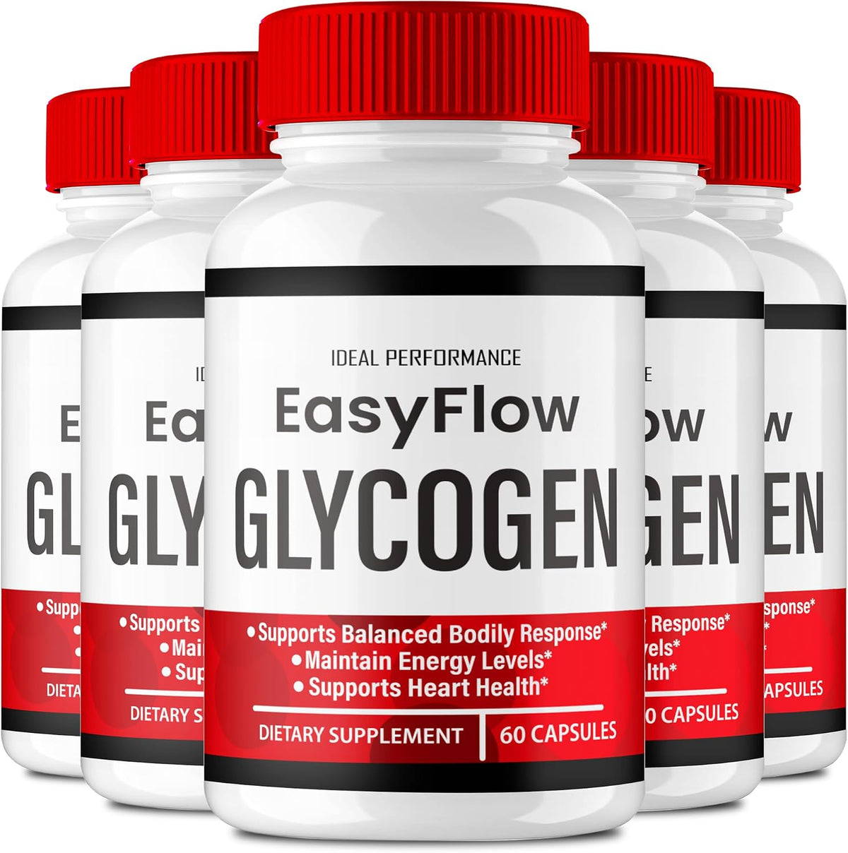Easy Flow Glycogen Support Capsules - Maximum Strength Glyco Optimiser (5 Pack) - görsel 1