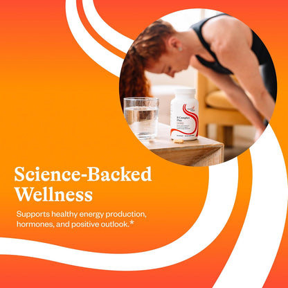 Seeking Health B Complex Plus – Vitamin B Supplement with Choline and Riboflavin – 100 Capsules