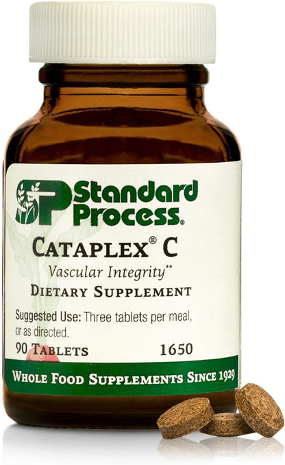 Standard Process Cataplex C - Wholefood Vitamin C for Immune & Bone Health - 90 Tablets