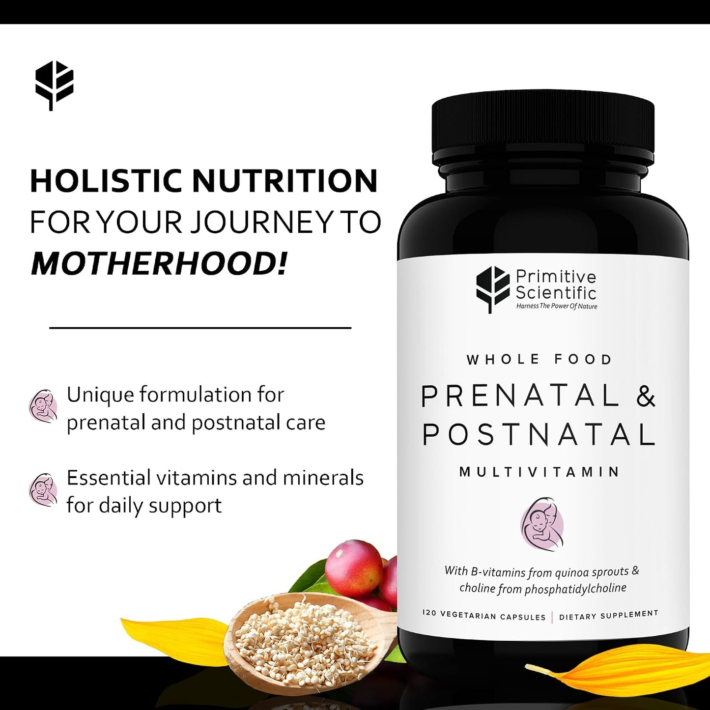 Primitive Scientific Prenatal and Postnatal Multivitamin for Women - görsel 2