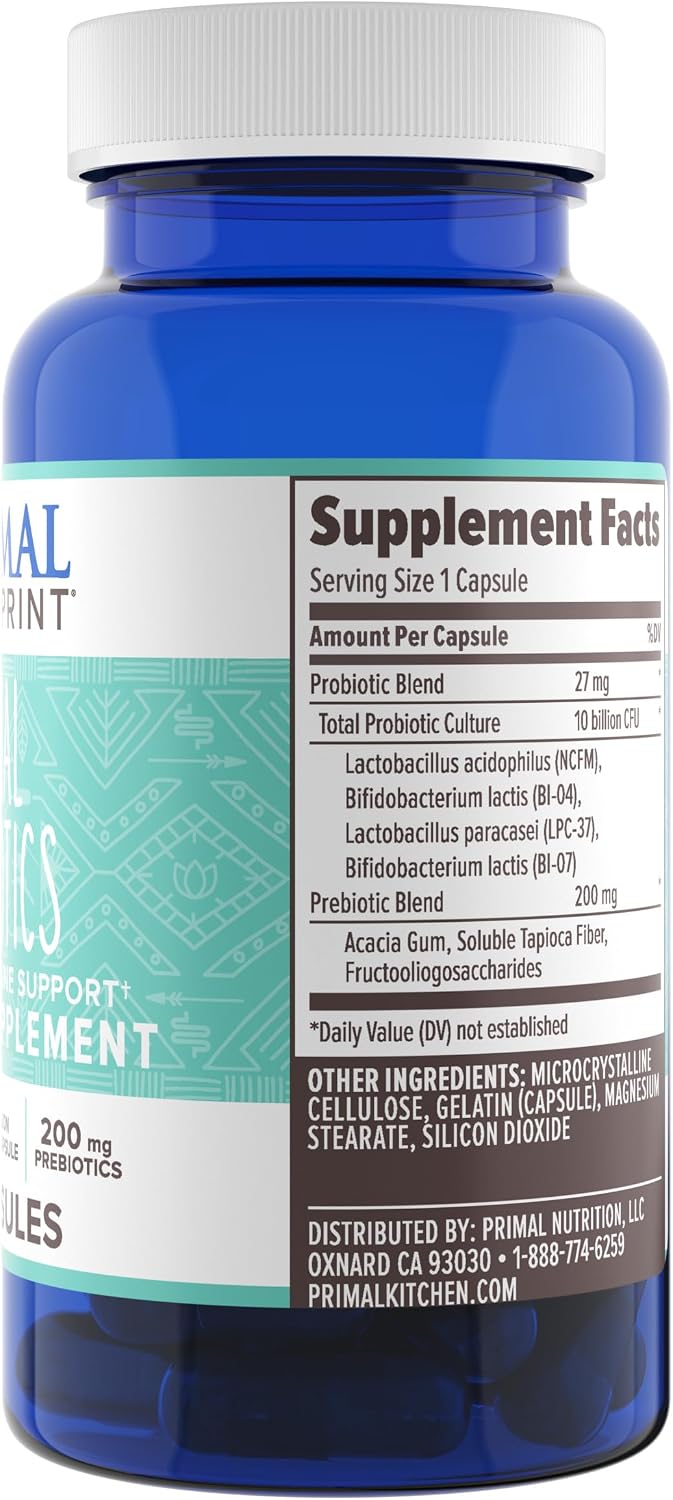Primal Blueprint, Primal Probiotics, 60 Capsules - görsel 7