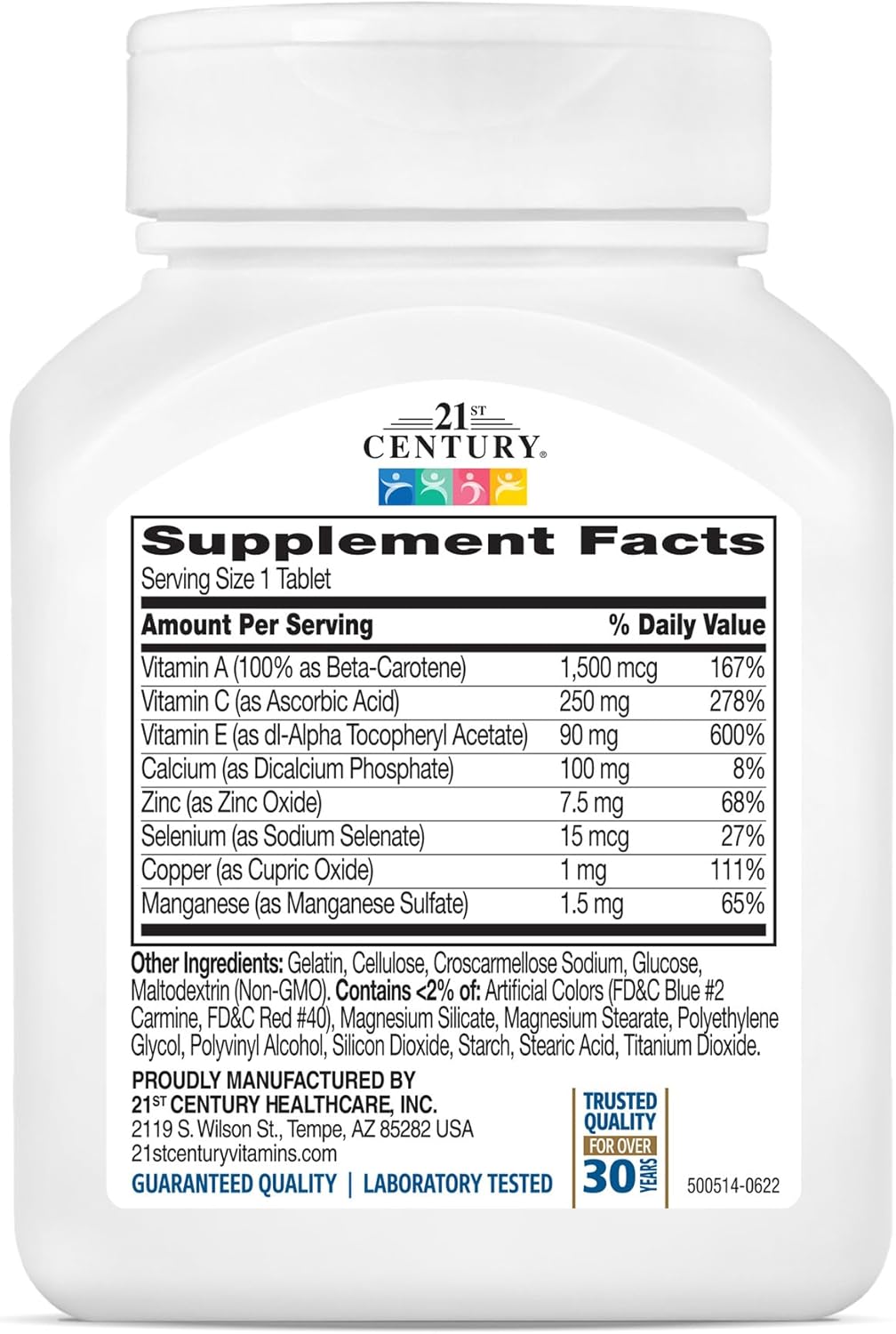21st Century Ace Antioxidant Tablets, 75 Tablets - görsel 2