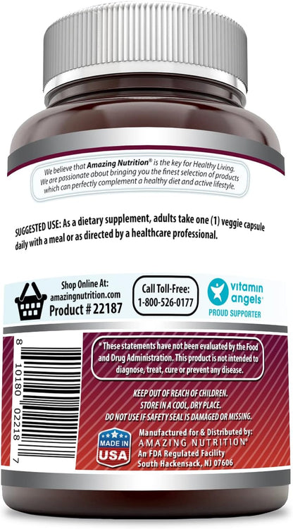 Amazing Formulae Quercetin 500mg, 120 Vegetable Capsules