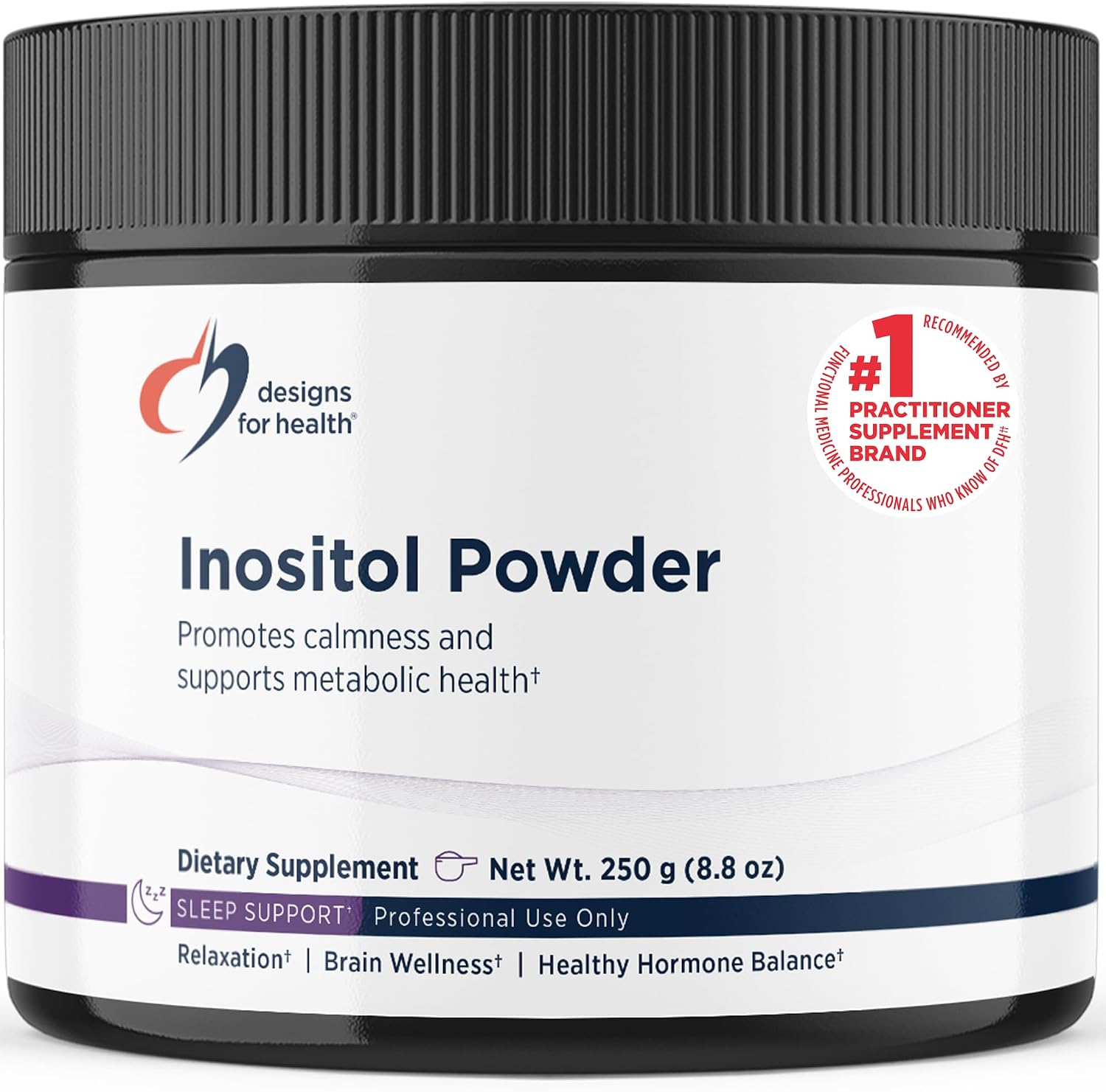 Designs for Health Inositol Powder - 700mg per Serving (250g) - görsel 1
