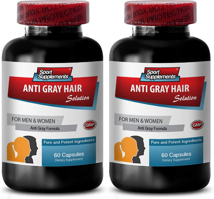 Restore Hair Colour - Anti Grey Hair Natural Formula for Men and Women (240 Capsules)