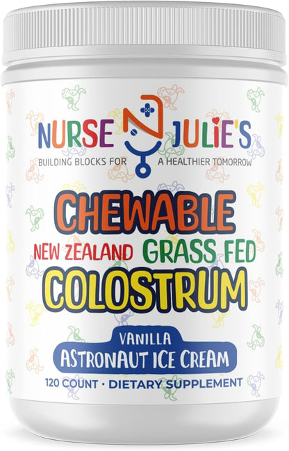 Nurse Julie's Chewable Colostrum for Kids - 120 Chewable Tablets
